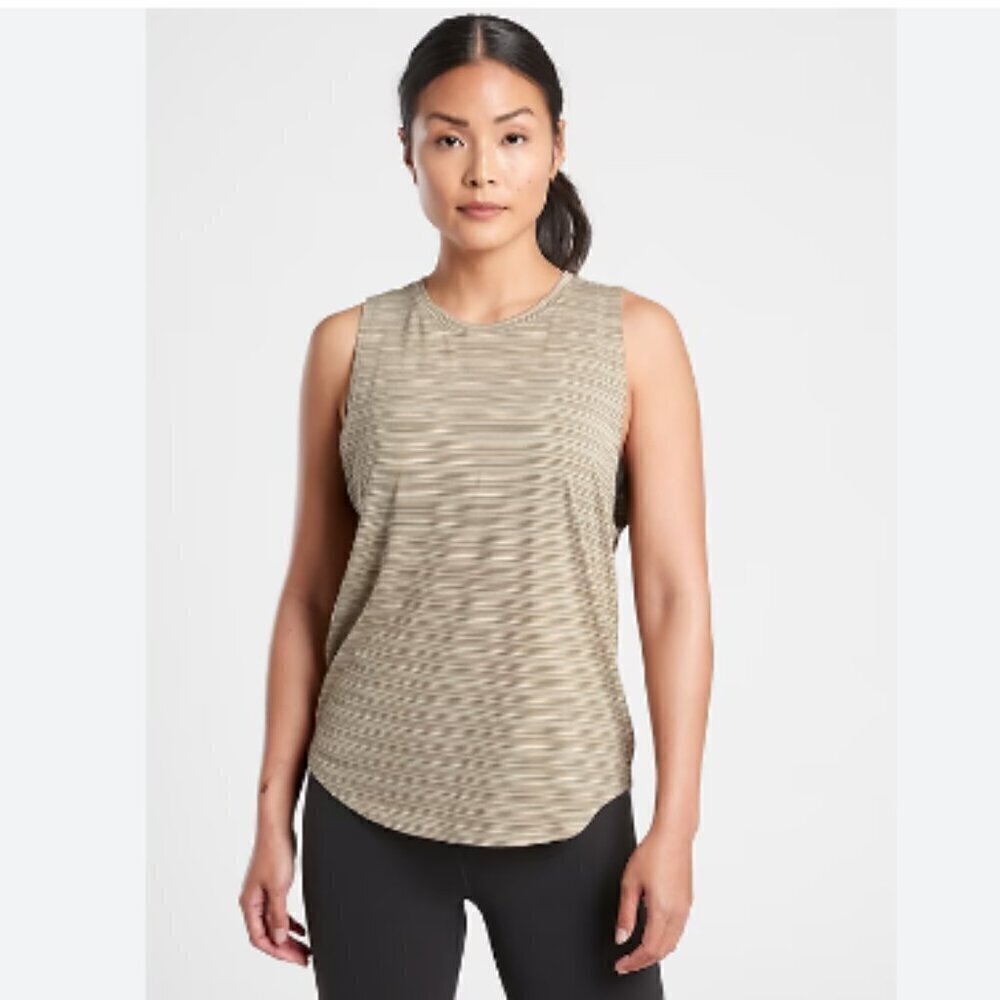 Athleta Cloudlight Striped Muscle Tank Top Size XS 657799